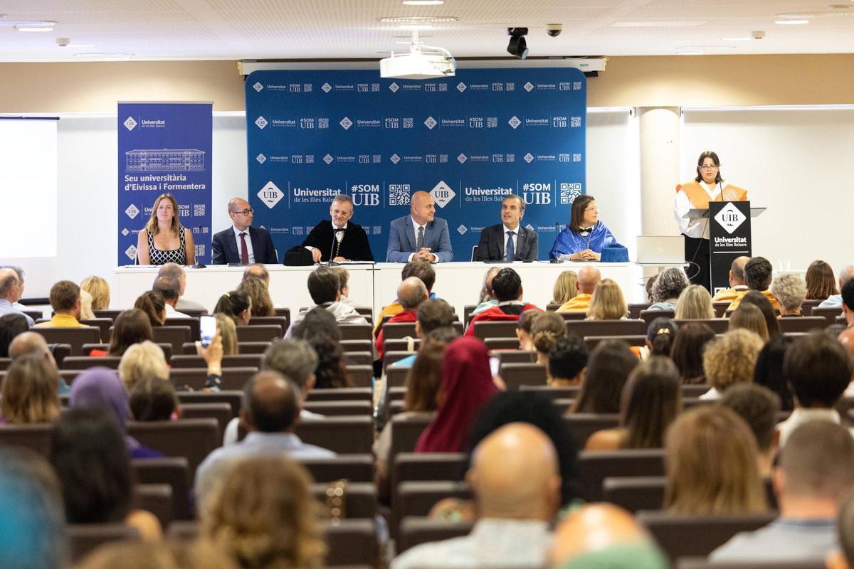 El discurso de la representante de los alumnos graduados, Wessal Baitar Layssar