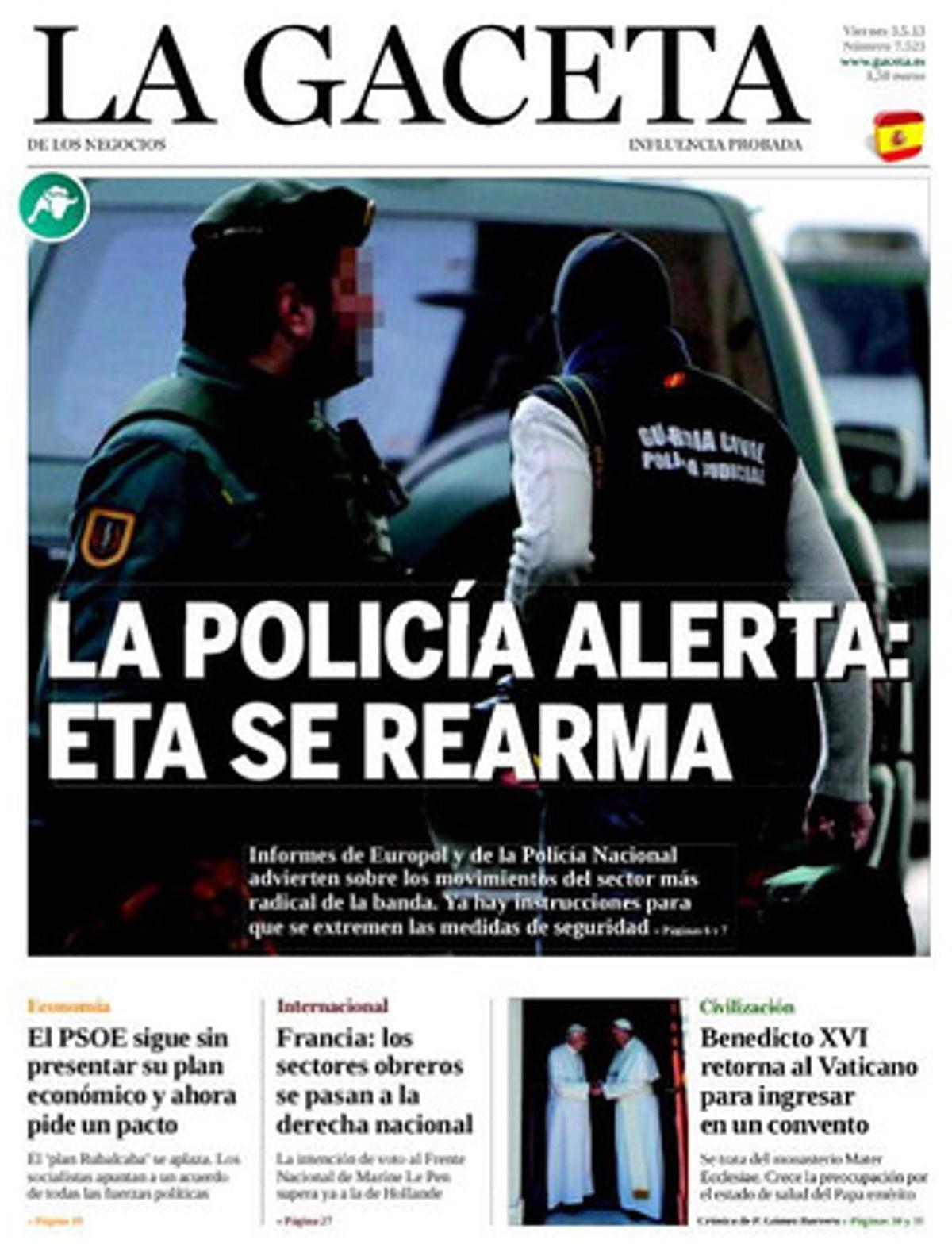 La Gaceta, 03-05-2013.