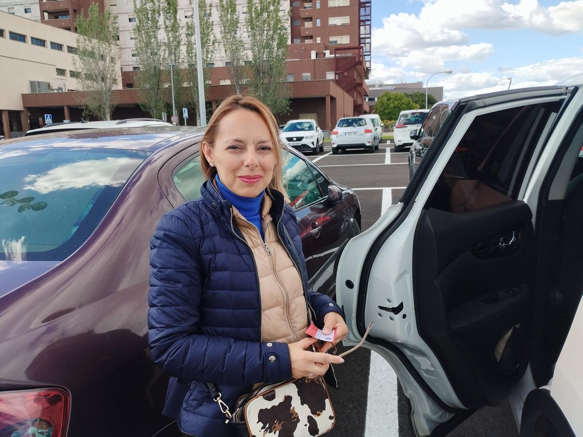 María Sánchez, usuaria habitual del hospital Universitario.