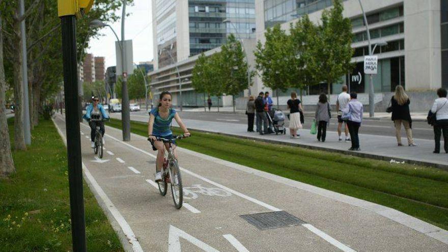 Zaragoza contará con 10 nuevos kilómetros de carriles bici.