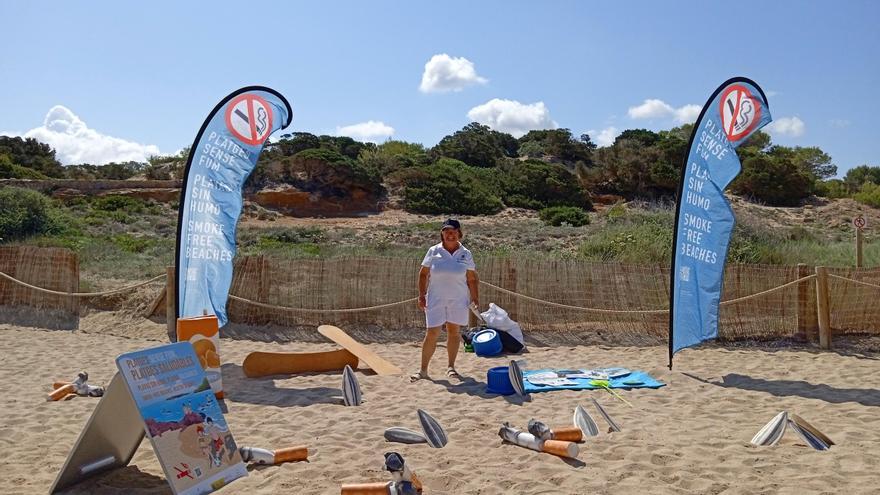 Día Sin Tabaco en Ibiza: Sant Josep se suma a la campaña por unas playas libres de humo