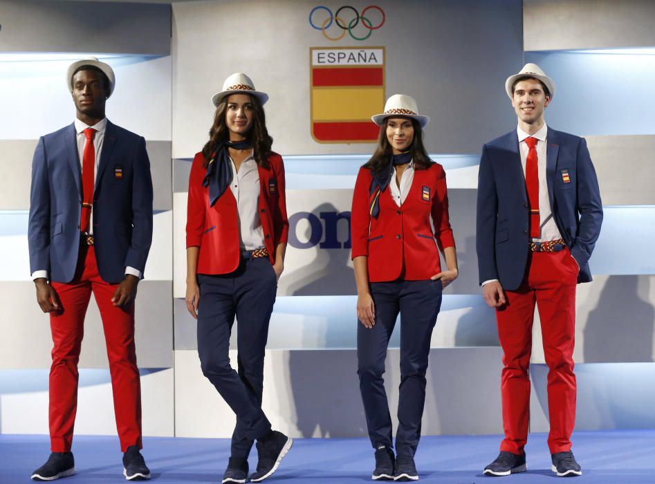 Así vestirán los olímpicos españoles en Río de Janeiro