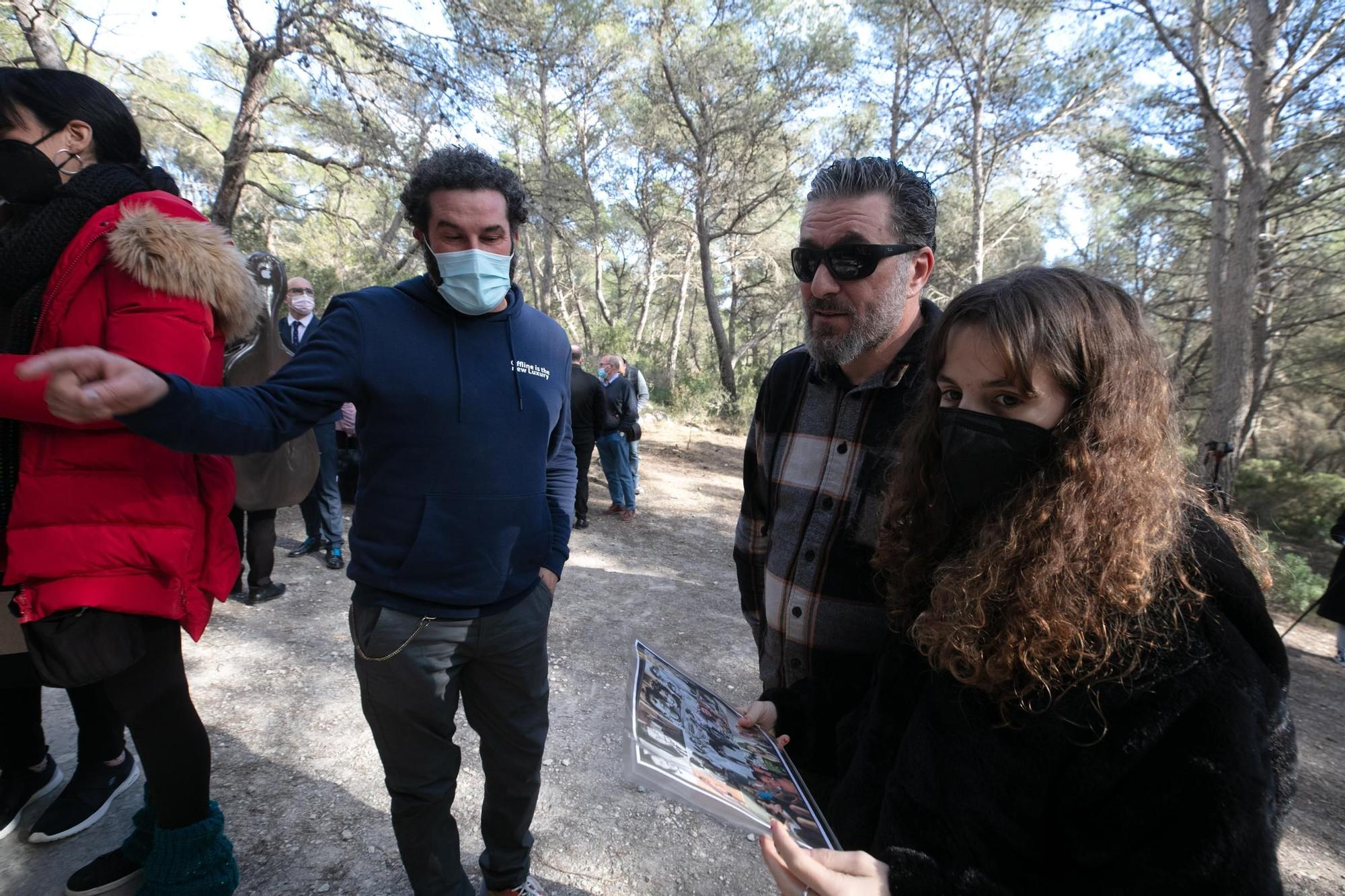 Homenaje a las víctimas del accidente aéreo de ses Roques Altes