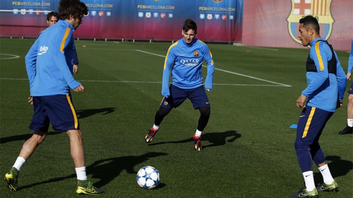 El Barça se entrenó en la Ciutat Esportiva