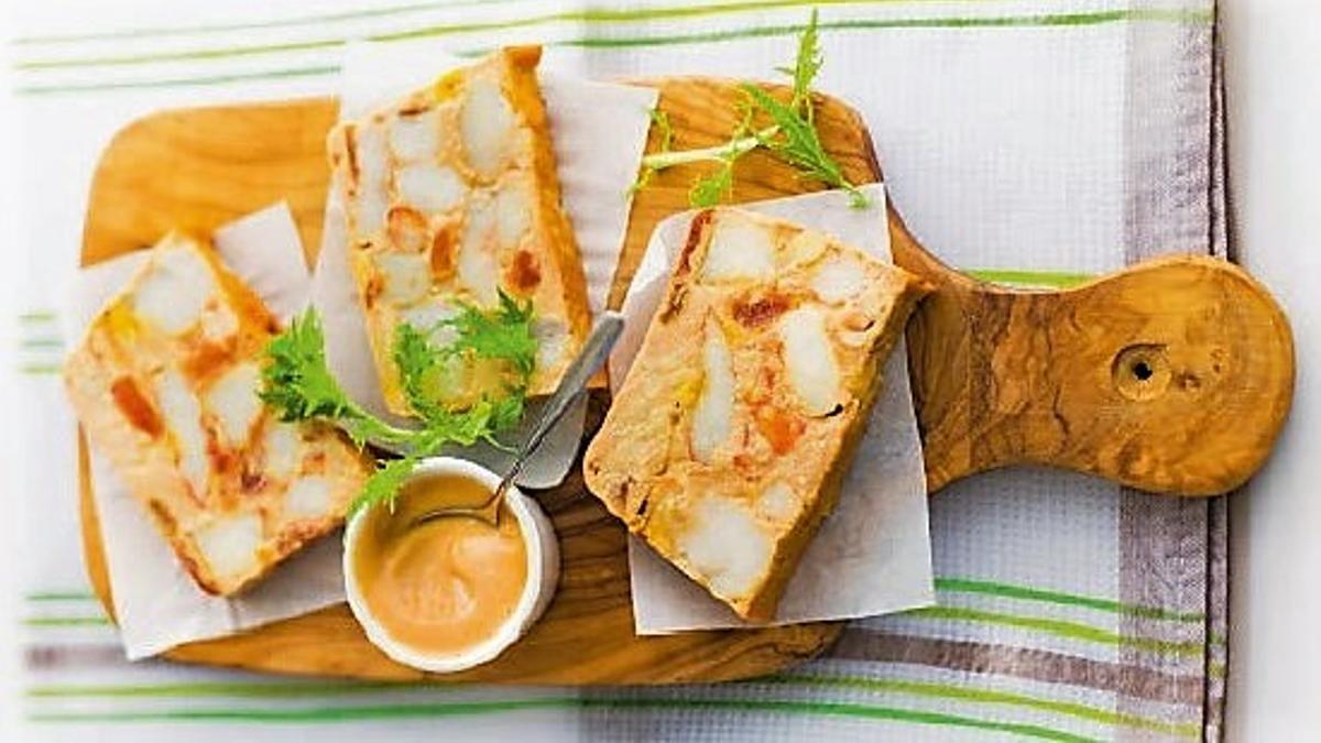 Terrina de rape con gambas y azafrán del libro de recetas 'Scook', de Anne-Sophie Pic.