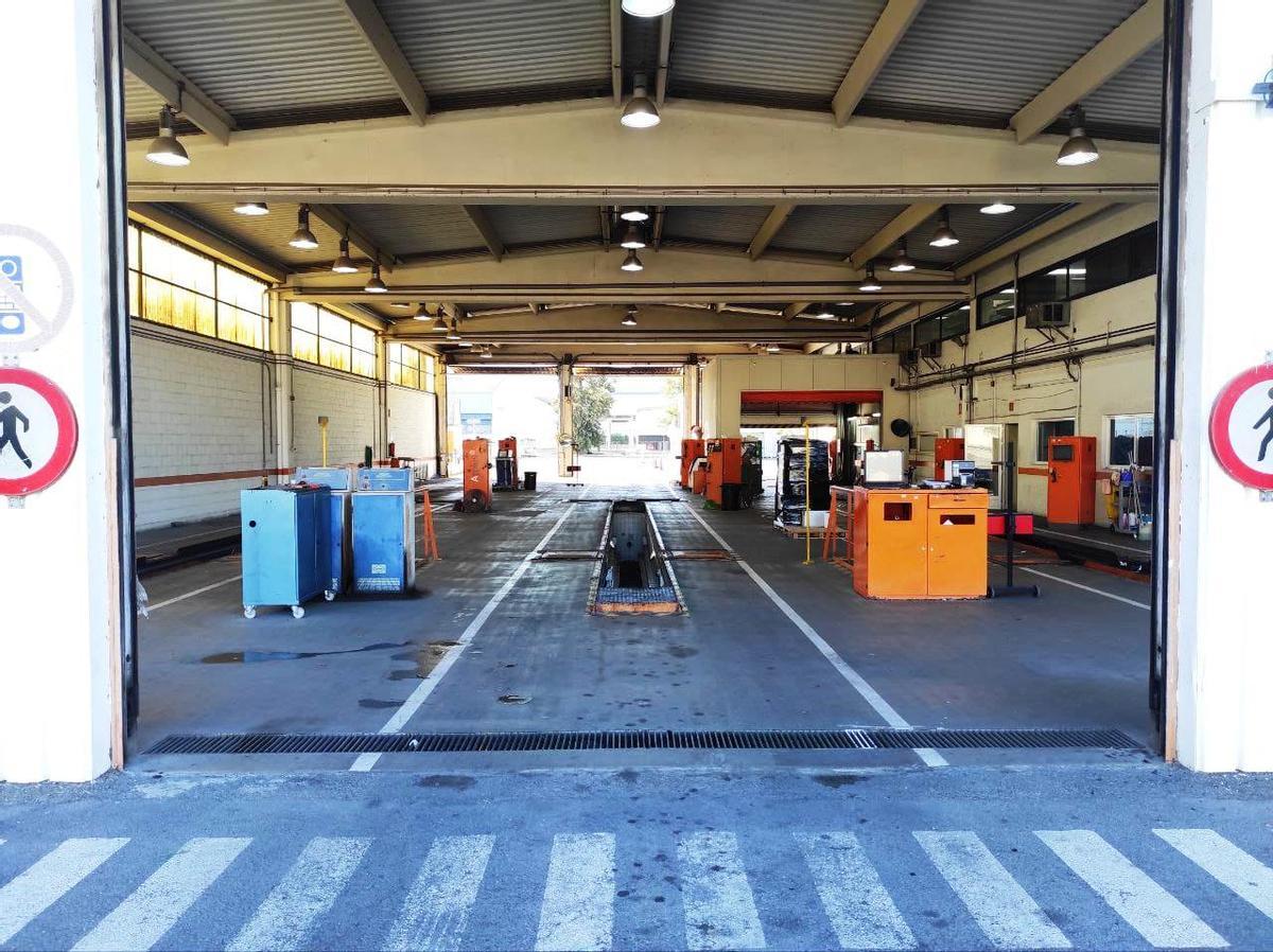 Imagen de archivo de una estación e ITV en Valencia.