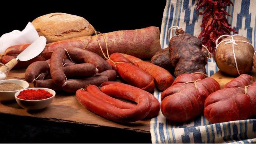 Viel Wurst: Diverse Sobrassada-Typen von Mallorca. 