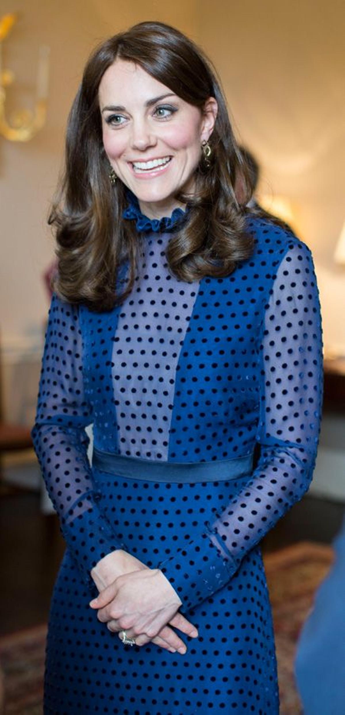 El vestido con transparencias de Saloni de Kate Middleton