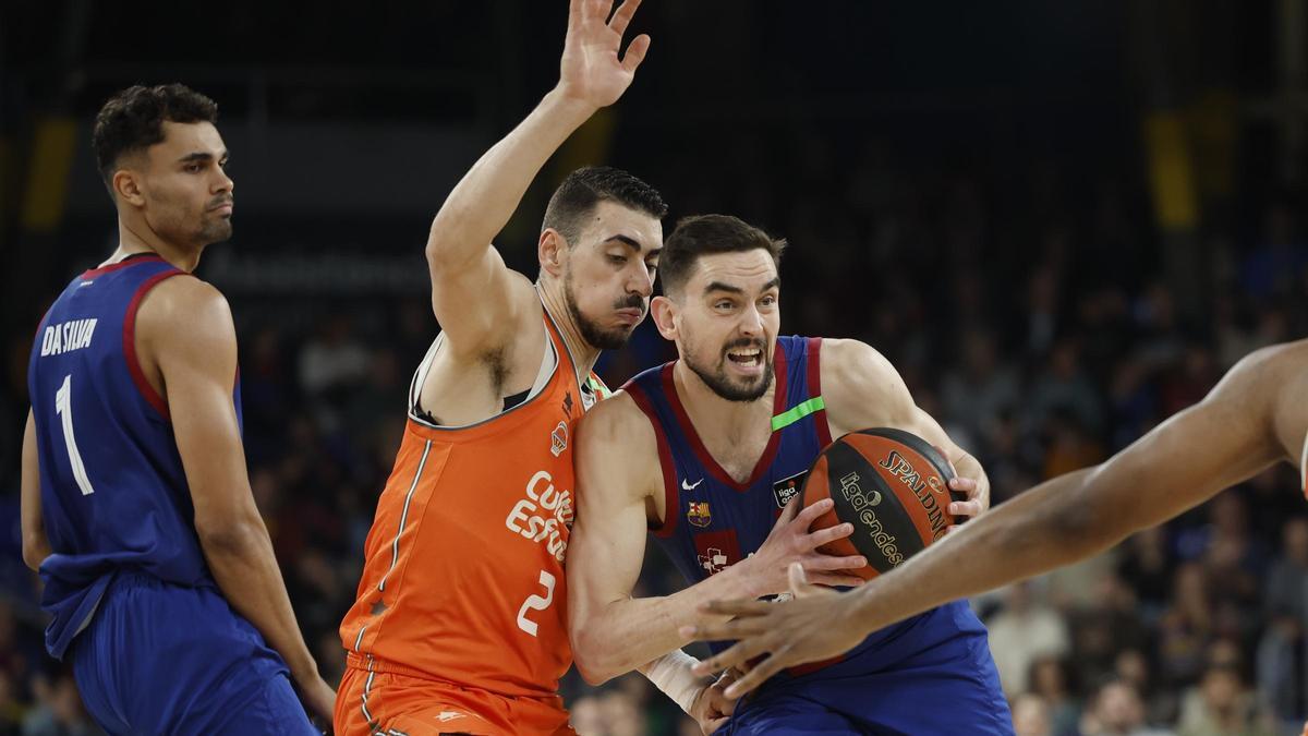 El Barça-Valencia Basket, en imágenes