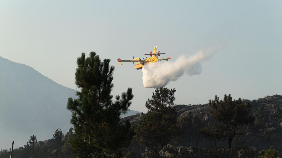 Un avión de extinción de incendios.