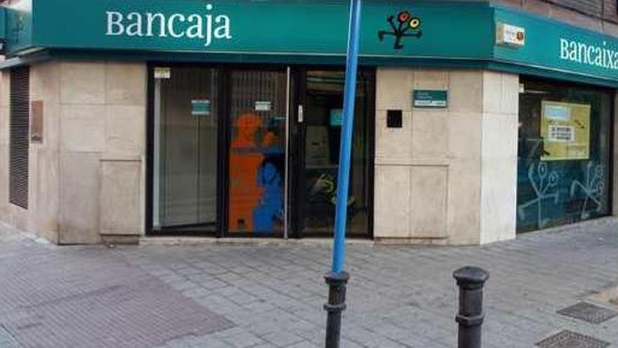 Sucursal de Bancaja de la plaza Castellón de Alicante, en imagen de archivo.