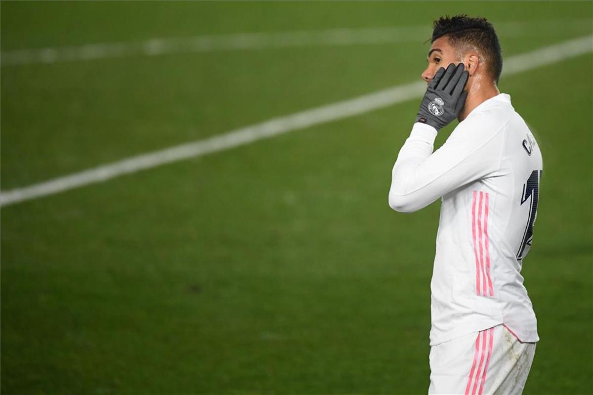 A Casemiro empiezan a fallarle las fuerzas