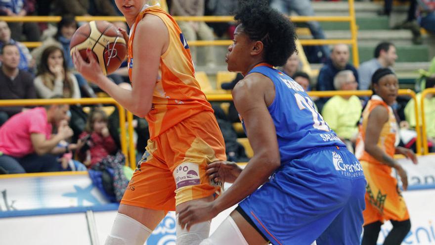 Mariona Ortiz, en el partido contra Perfumerías Avenida.