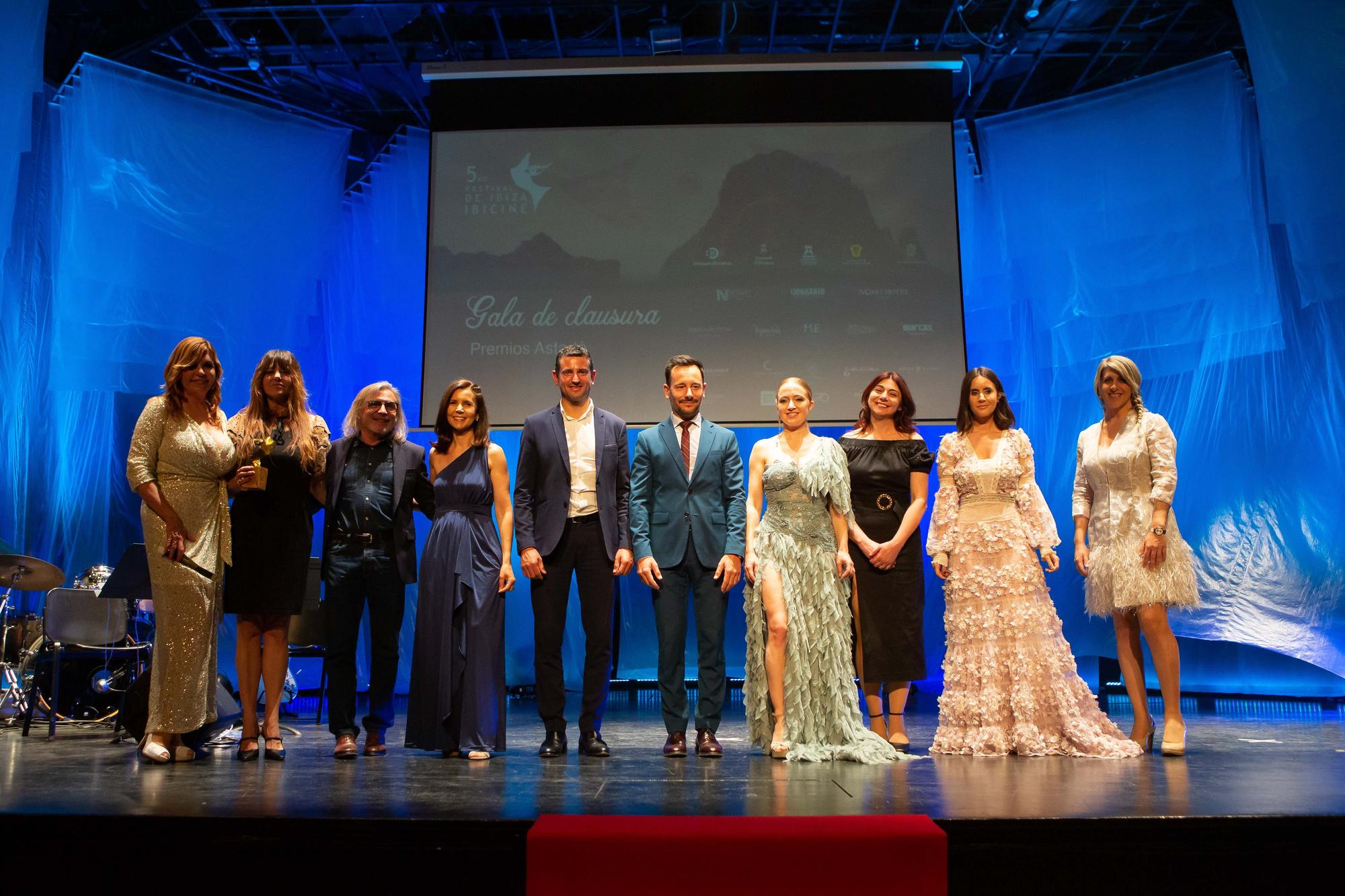 La alfombra roja y gala de clausura del festival Ibicine de Ibiza.