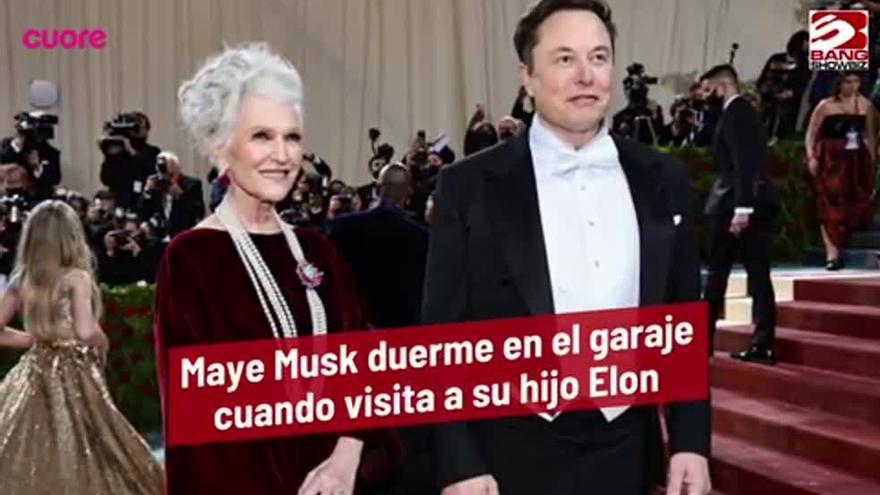 La madre de Elon Musk duerme en su garaje - Cuore