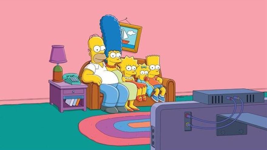 La familia Simpson al completo.