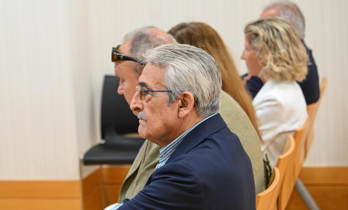 Un momento del inicio de la vista oral en la Audiencia Provincial