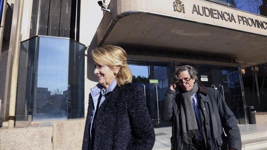 Esperanza Aguirre niega saber nada del espionaje a sus compañeros