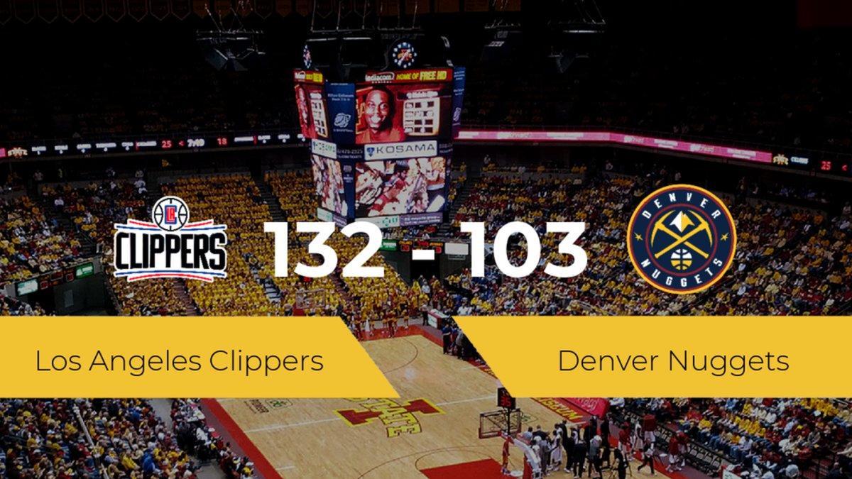 Triunfo de Los Angeles Clippers en el Staples Center ante Denver Nuggets por 132-103