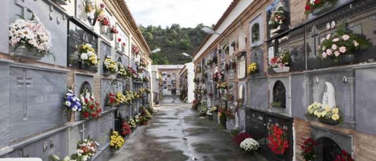 Tavernes limita el tamaño del relieve de las lápidas  del cementerio municipal