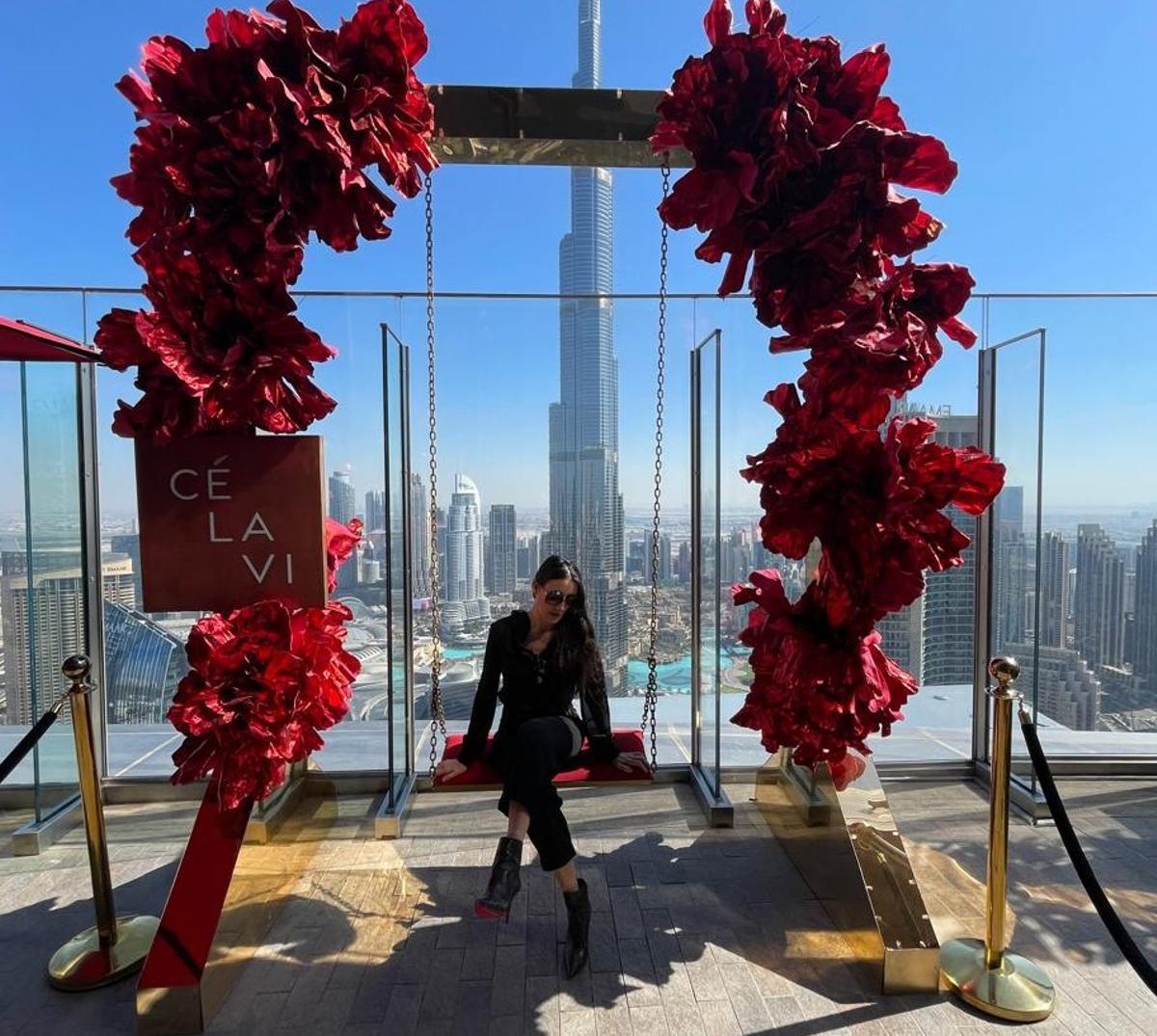 Marisol Jiménez, en Dubái.