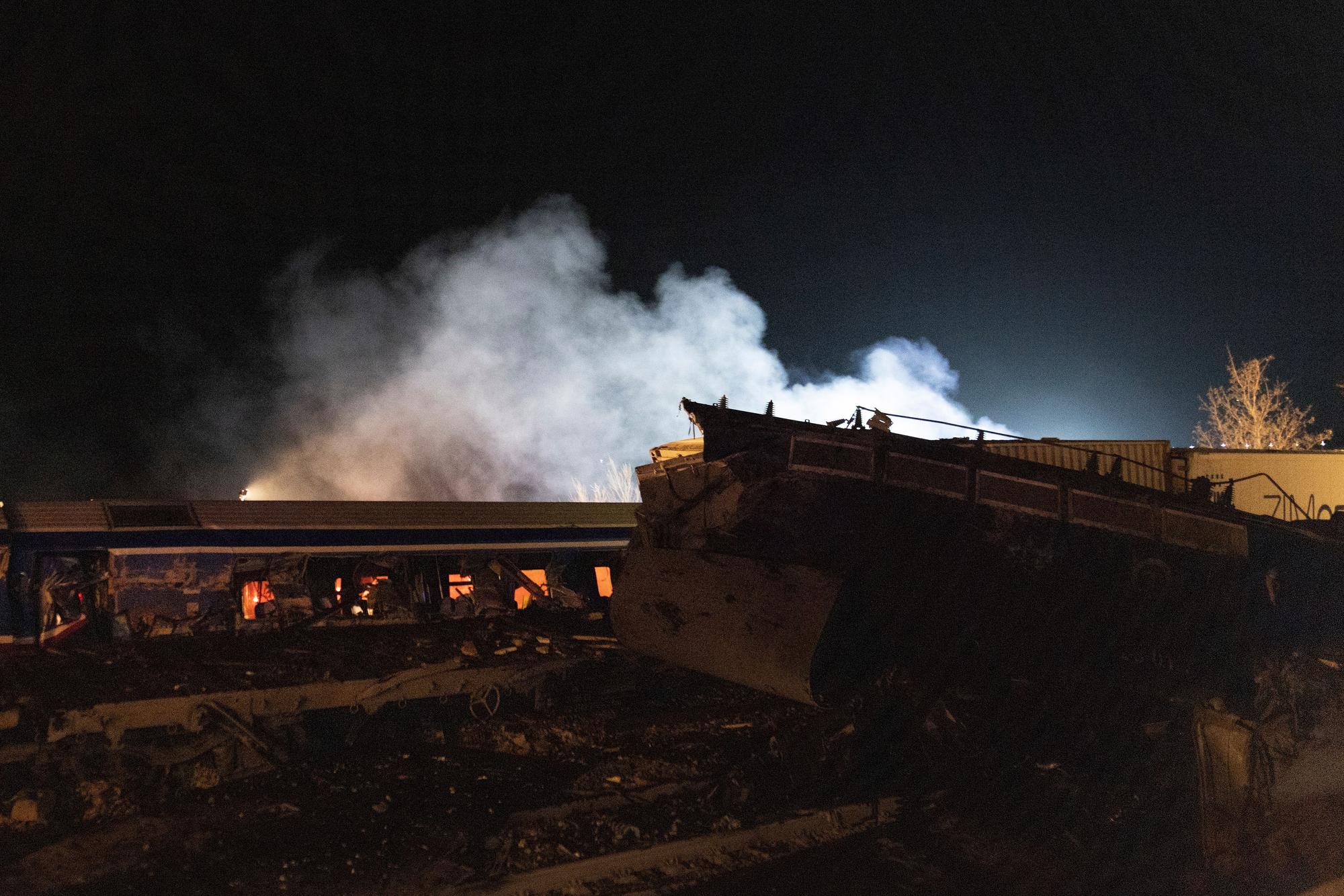 Two trains collided in Larissa: 16 killed and dozens injured