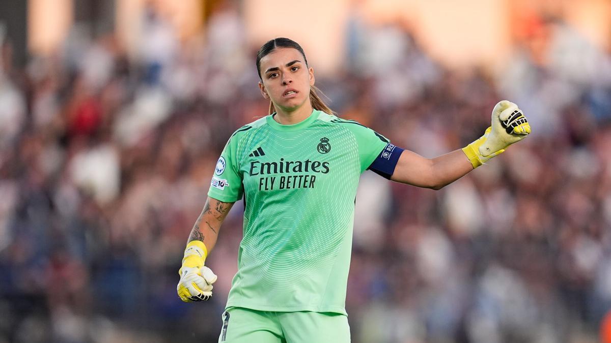 Misa Rodríguez, en un partido con el Madrid
