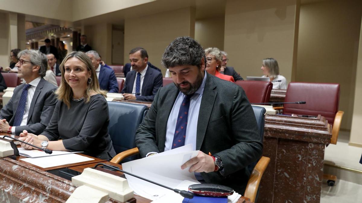 El presidente regional, Fernando López Miras