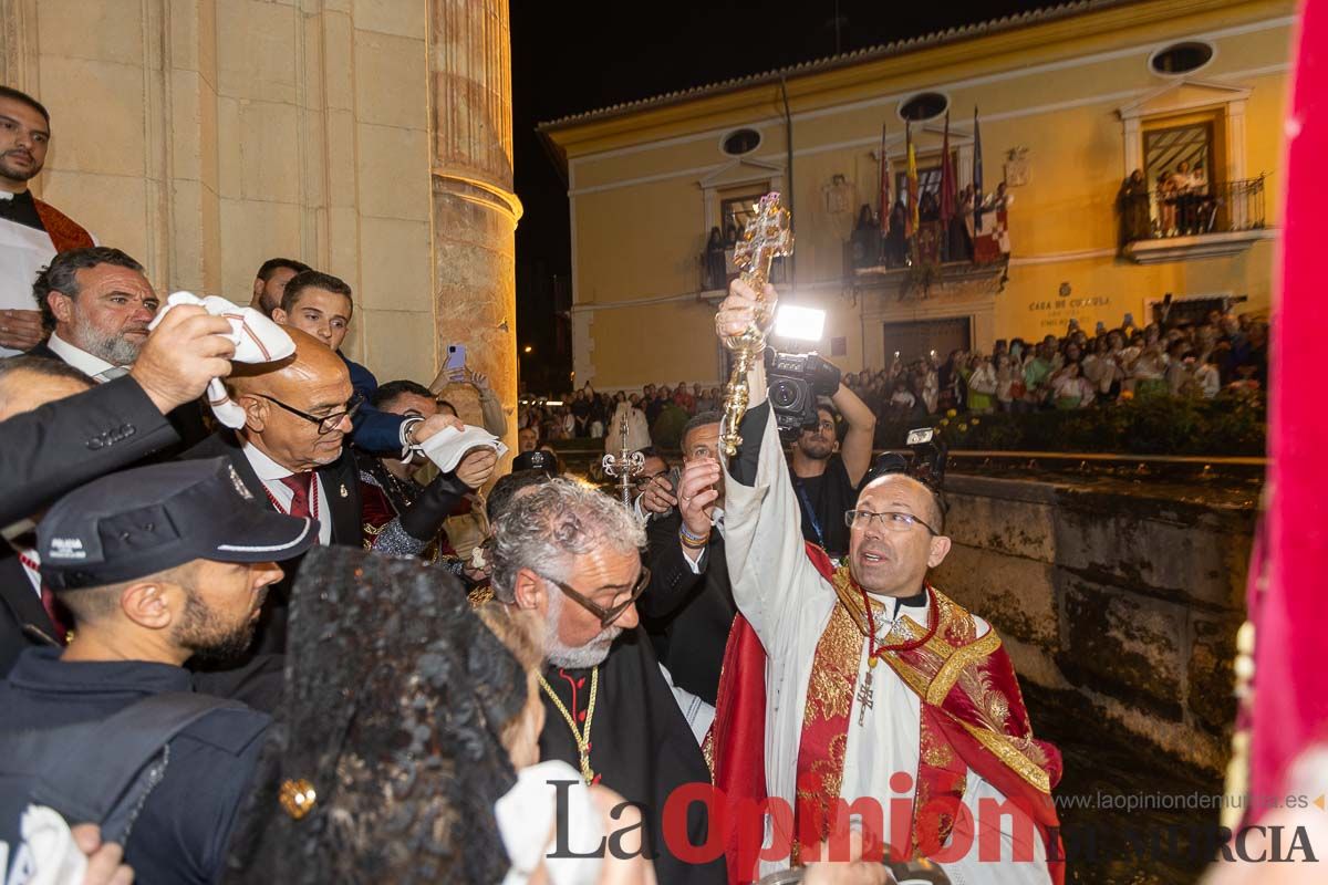 Procesión del Baño y parlamento en las Fiestas de Caravaca