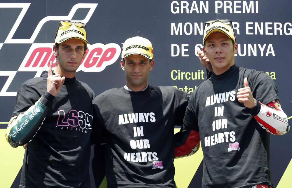 Homenaje a Luis Salom en el circuito de Montmeló