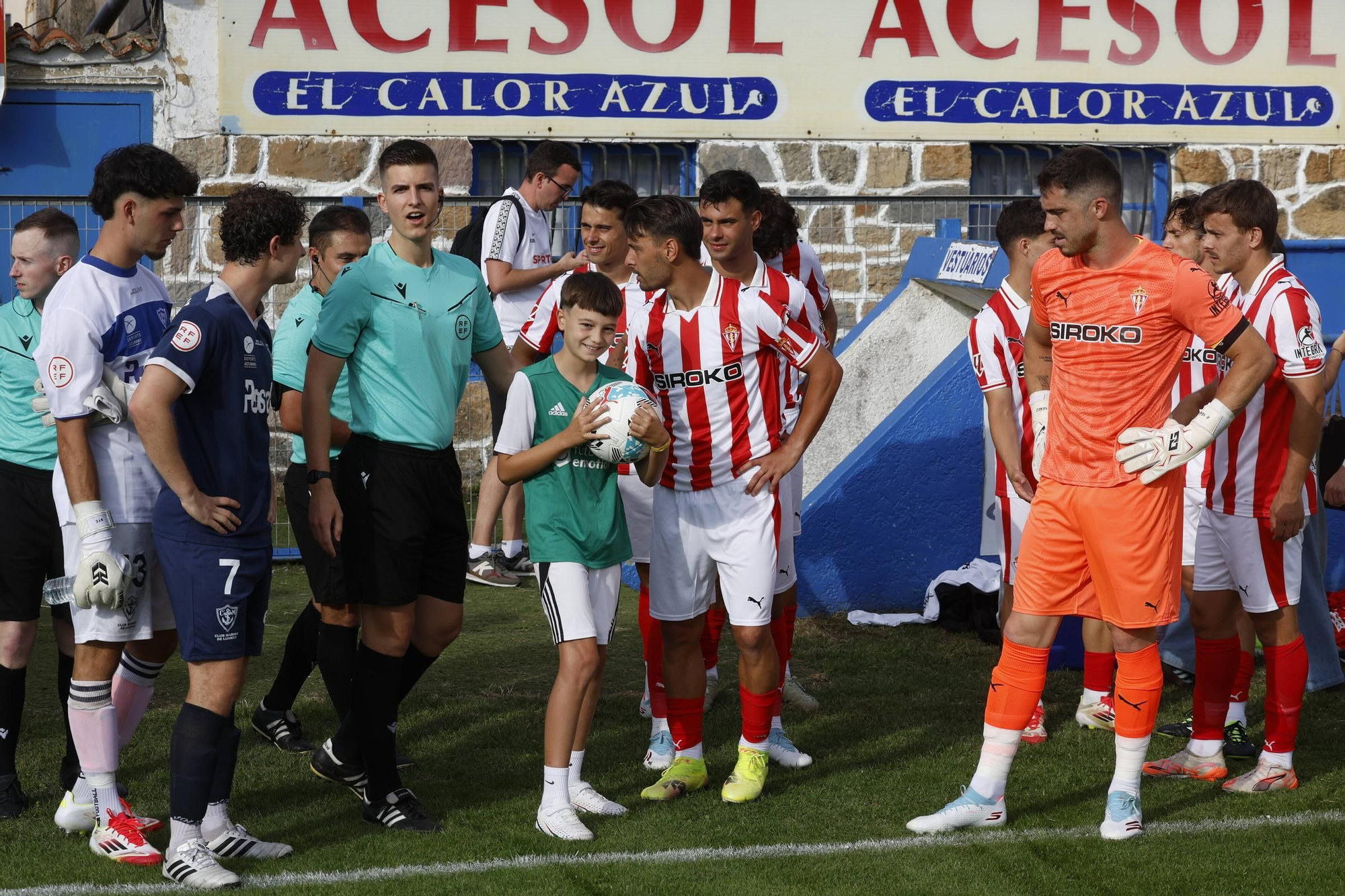 EN IMÁGENES: así fue el choque entre el Sporting y el Marino de Luanco