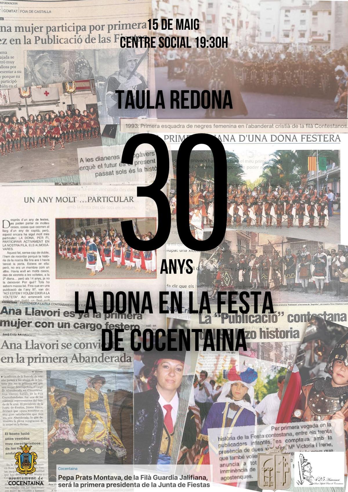 Cartel de la mesa redonda