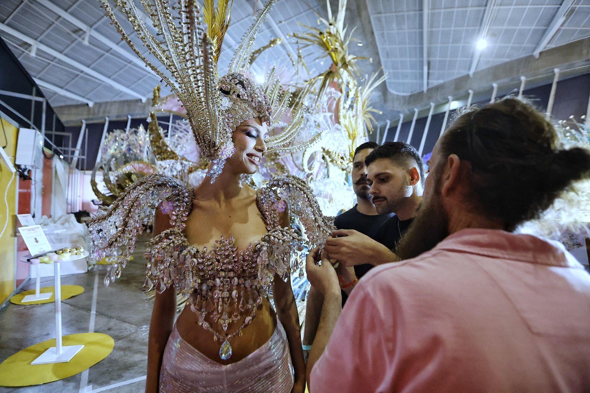 Backstage de la Gala de la Reina de Santa Cruz de Tenerife