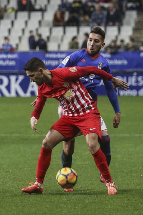 Partido en el Carlos Tartiere entre el Oviedo y el Almería