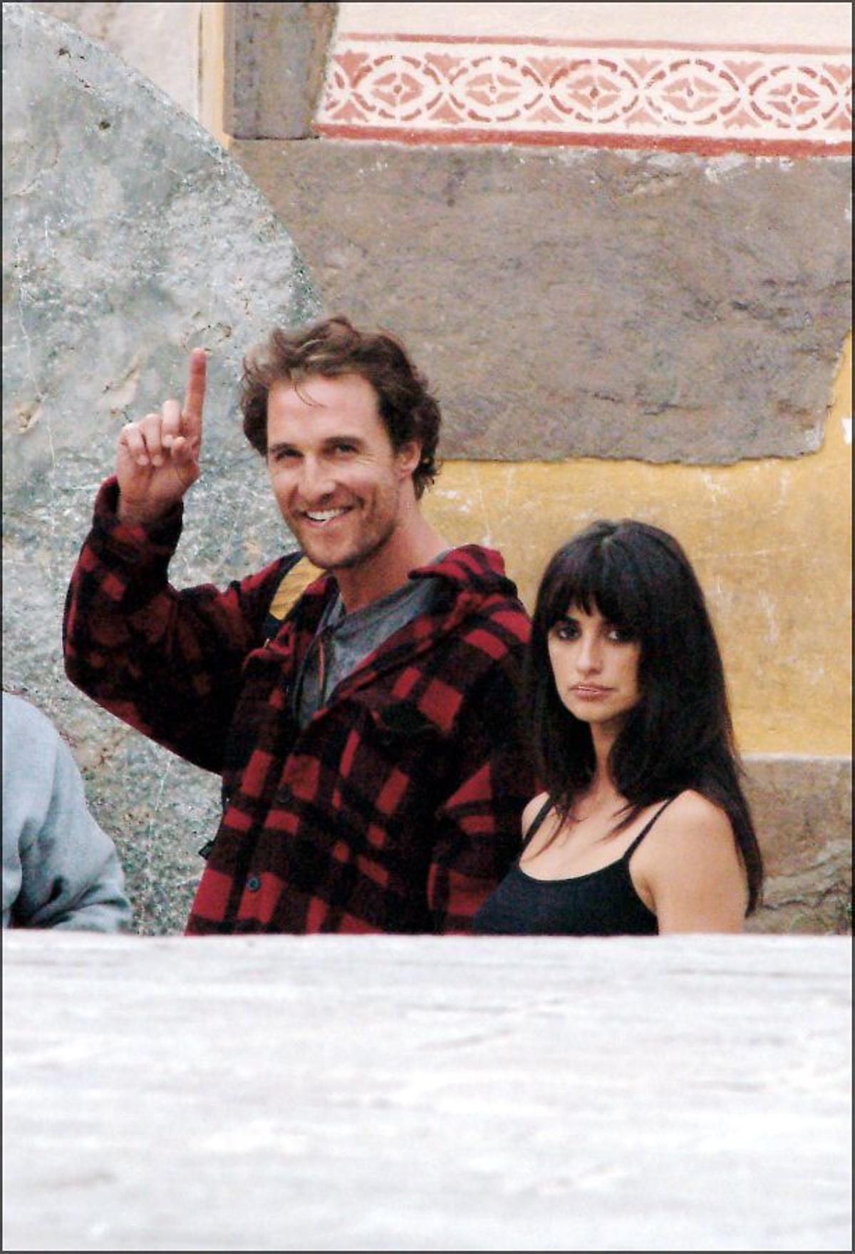 Matthew McConaughey y Penélope Cruz, pareja en 2005