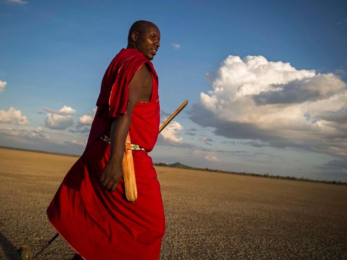 Masái en Serengeti