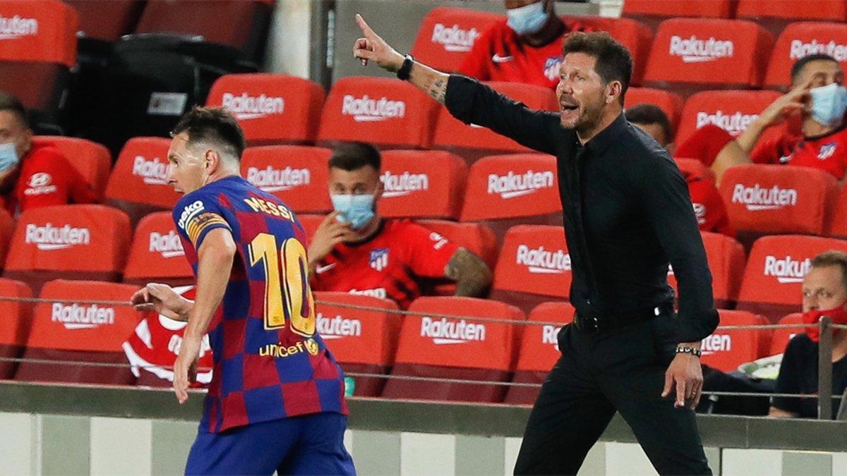 Simeone siempre sufre ante su compatriota Messi