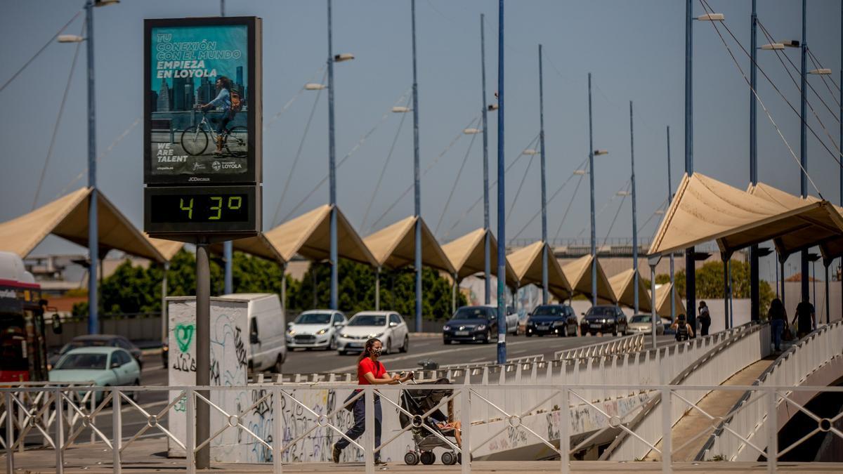 Alerta amarilla en Sevilla por altas temperaturas