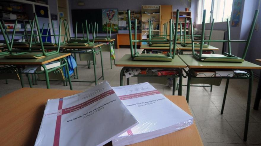 Absentismo en colegios gallegos en la evaluación de sexto el año pasado.