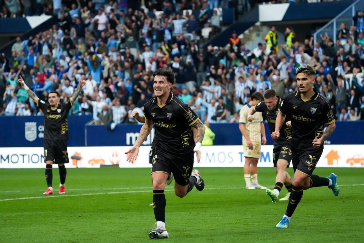 El Málaga CF - UD Las Palmas, en imágenes