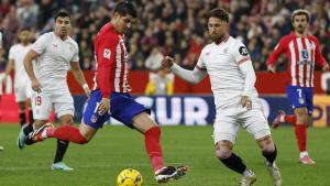 El Sevilla sumó tres importantes puntos contra el Atlético de Madrid en la última jornada