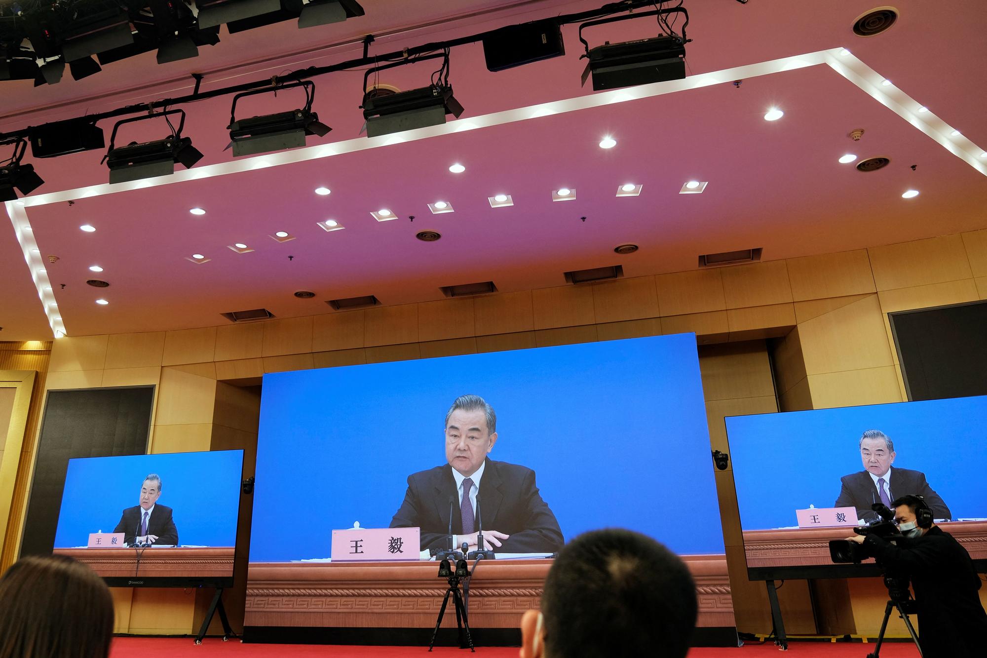 Wang Yi, ministro de Exteriores chino.