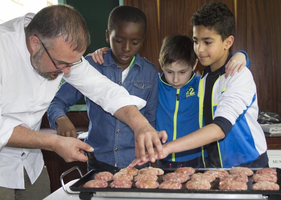 Curso de cocina para niños en Oviedo