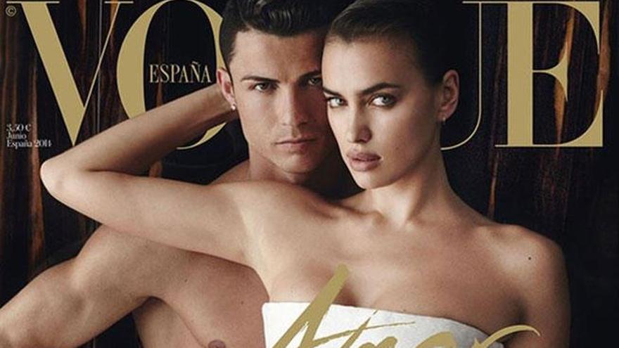 Cristiano e Irina, en la portada de Vogue