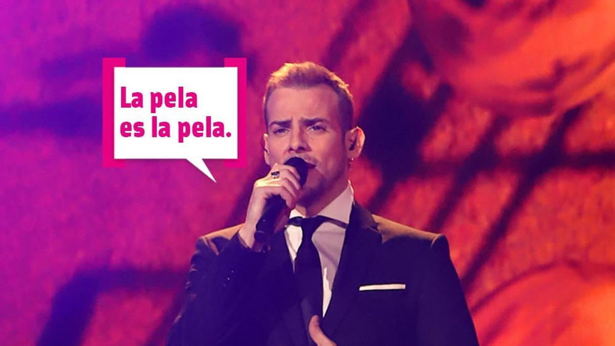 Álex Casademunt cantando y con bocadillo: 'La pela es la pela'