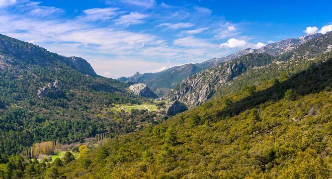 View of the Cazorla Mountains