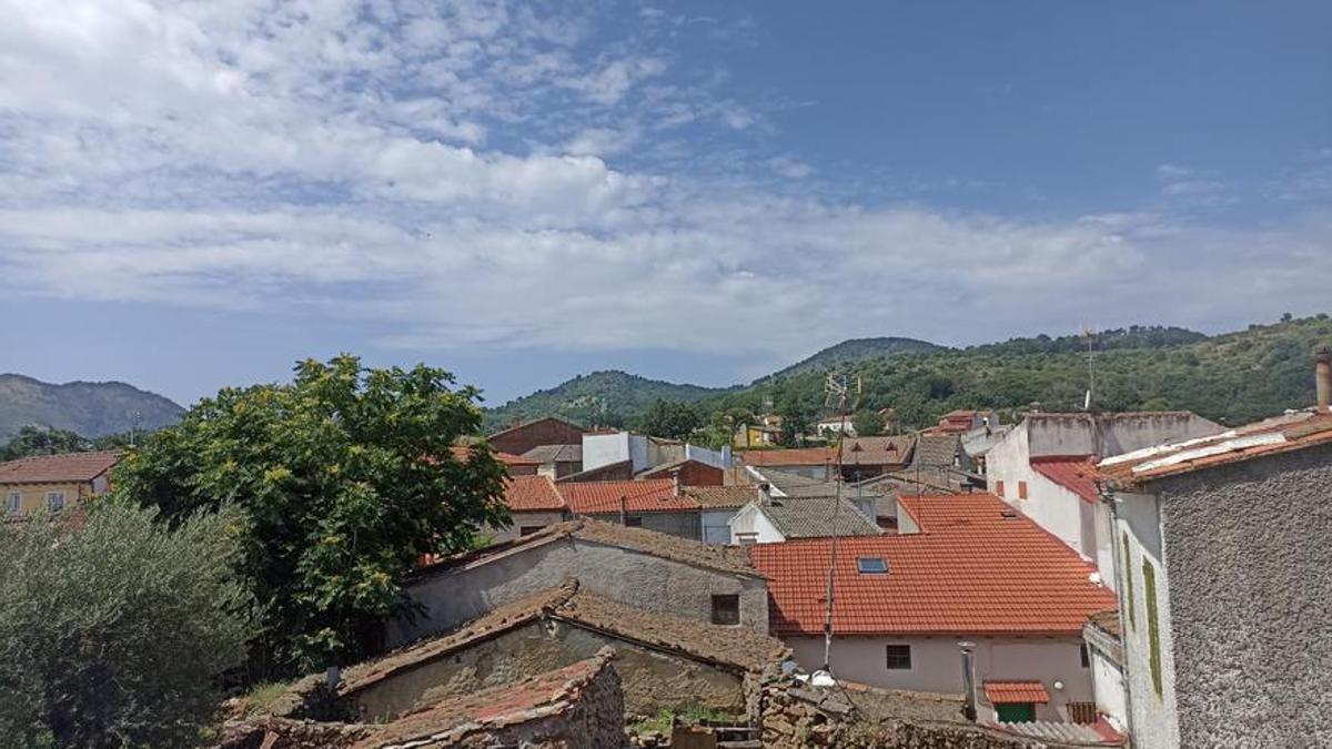 Vista de Rozas de Puerto Real desde la iglesia del pueblo.