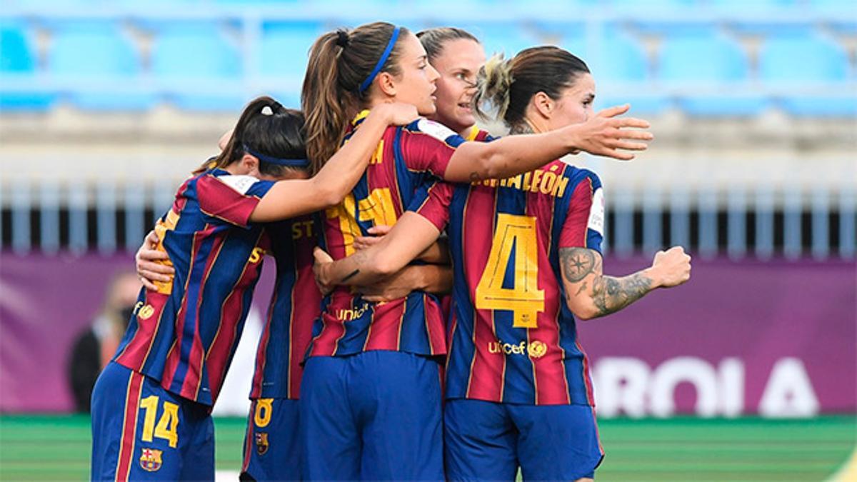 El Barça se adelantó por medio de Alexia