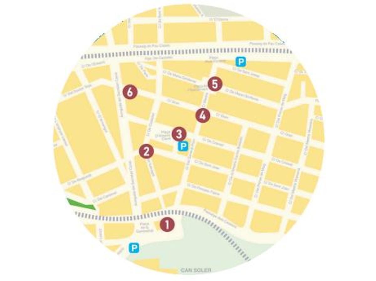 Mapa de l'itinerari