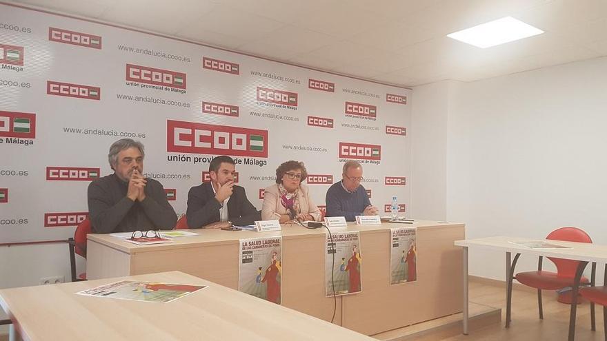 La presentación del informe de CCOO.